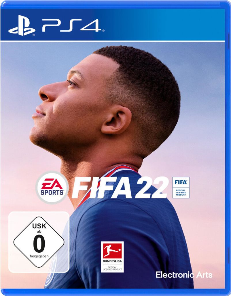 FIFA 22 PS4 - Sportspiel mit realistischen Produktbild 