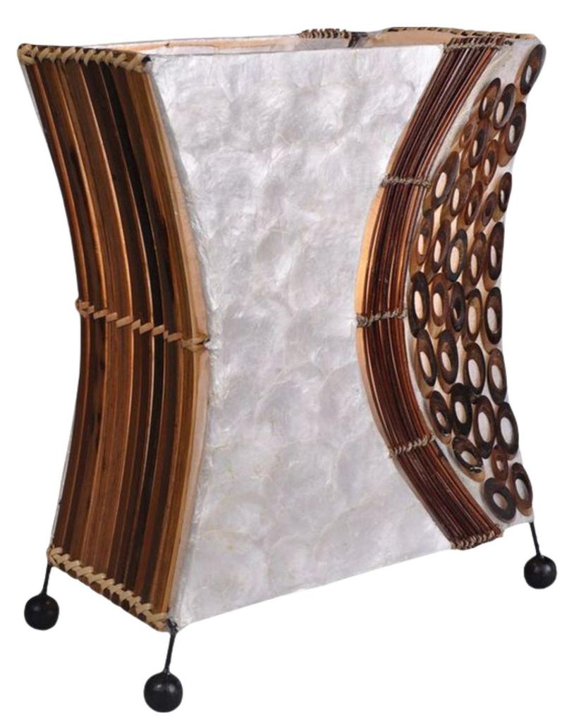 Stolná lampa Wayan 30 cm Boho Design | Ručne vyrobená a Obrázok produktu 