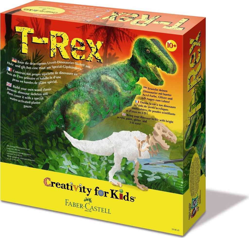 Eberhard Faber Creativity for Kids Mal -und Bastelset / T-Rex Maxi Kit