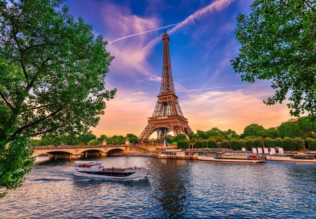 Puzzle Bluebird 1000 pièces Tour Eiffel Paris - Panorama de la Capitale