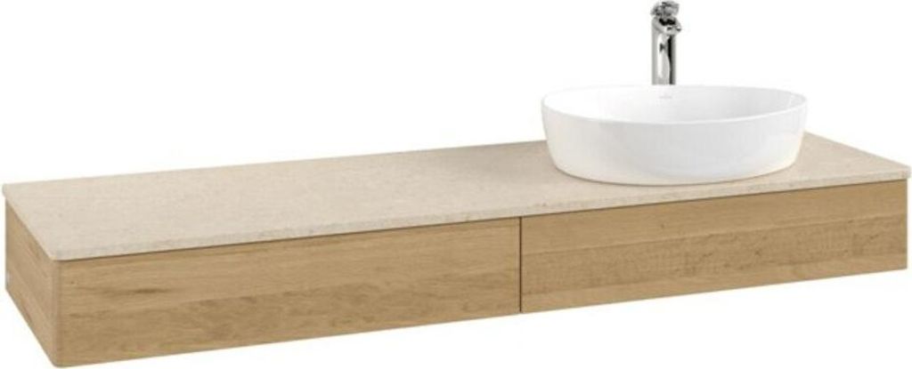 V&B Waschtischunterschrank ohne Frontstruktur -Beleuchtung Antao 160x50cm, HL, WBP-farbe botti., hon. Oa