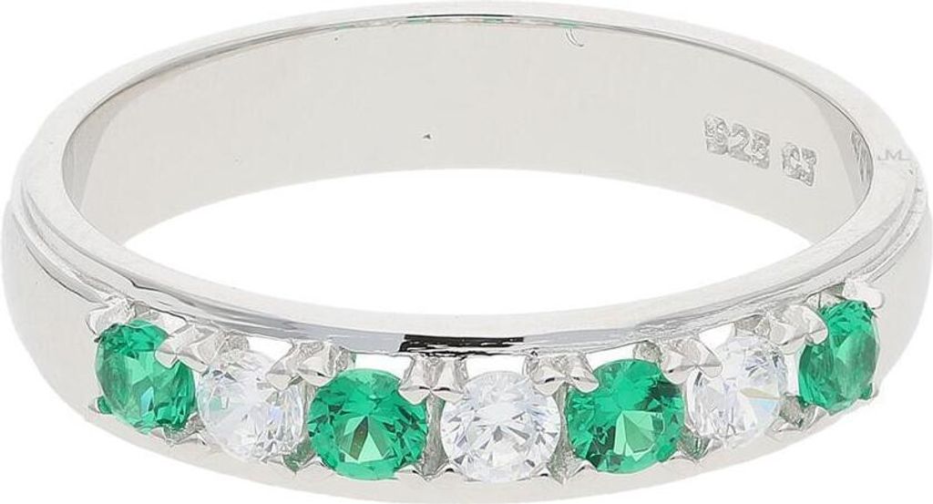 JuwelmaLux Ring 925 Sterling Silber mit synth. Zirkonia JL10-07-3115 52