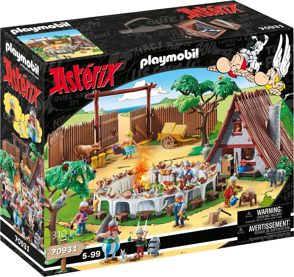 Occupez vos enfants avec Astérix La grande fête du village : Jeu complet