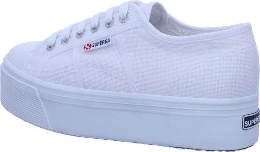 Superga 2790 Cotu Frauen Schnürung Segeltuch Plattform Produktbild 30