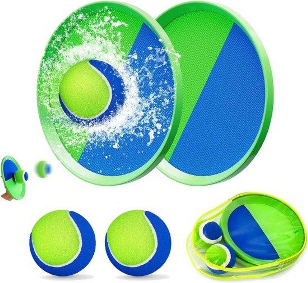 Strandspiel-Set für Kinder und Erwachsene, 2-12 Jahre, Ball und Racket