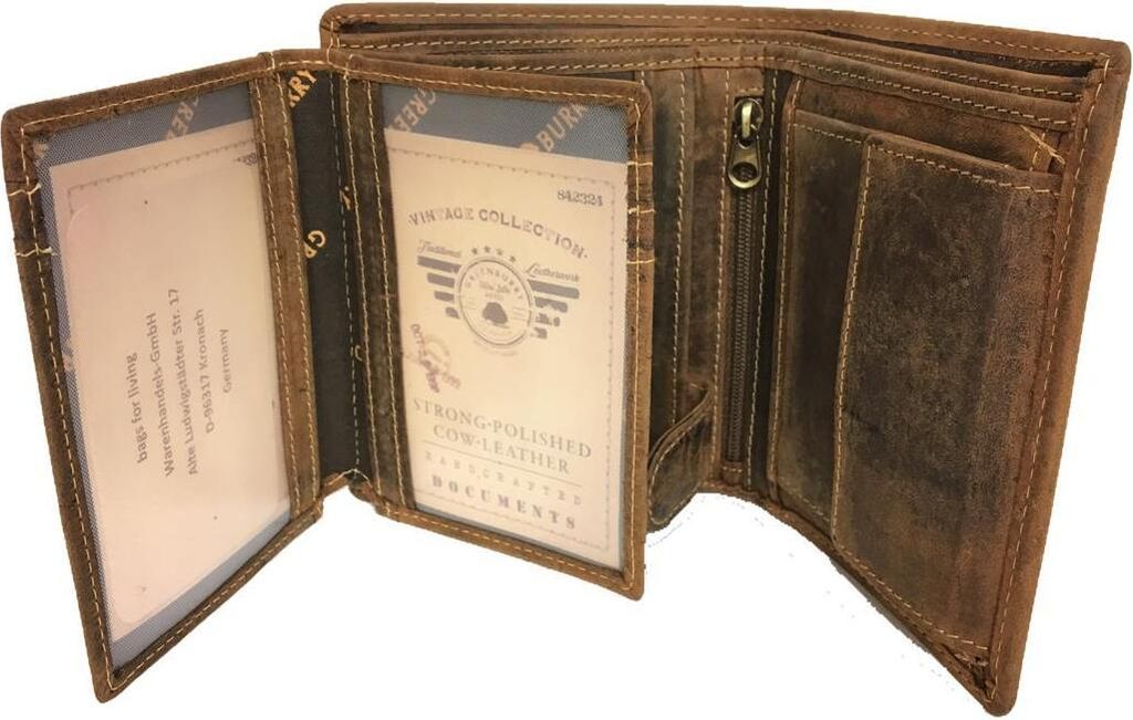 Greenburry Vintage Herren RFID Leder Geldbörse Geldbeutel Produktbild 15