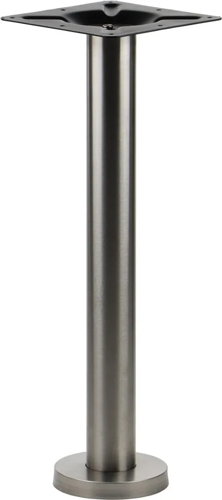 Gamba Tavolo Acciaio Inox SH-3018-1/S | Montaggio a Pavimento 725mm