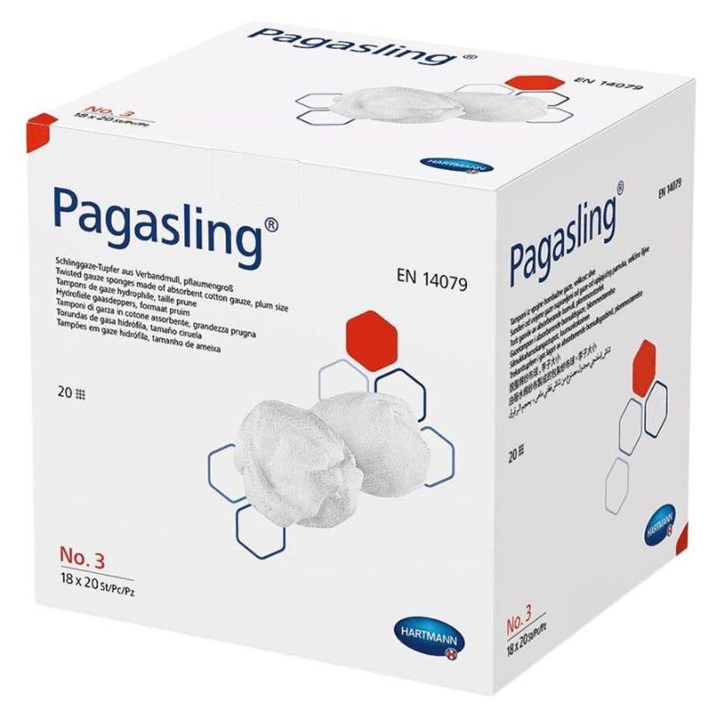 3x Hartmann Pagasling® Schlinggazetupfer, Gr. 3 - steril 18 Produktbild 