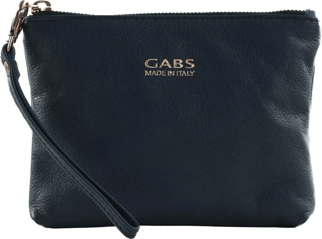 Borsa da Polso Gabs Amina Blu: Clutch Elegante per Cerimonie in Pelle