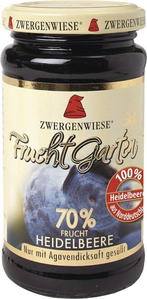 Zwergenwiese Heidelbeere Marmelade 225g - Produktbild 