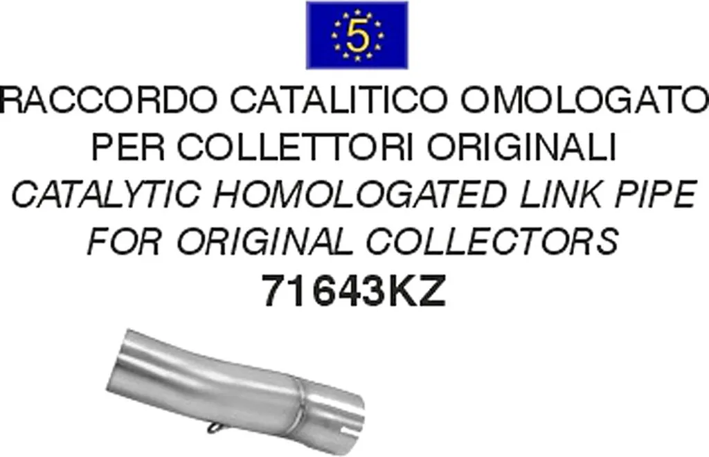 Raccord Catalyseur ARROW Homologué en Inox Durable pour Yamaha XJR 1300