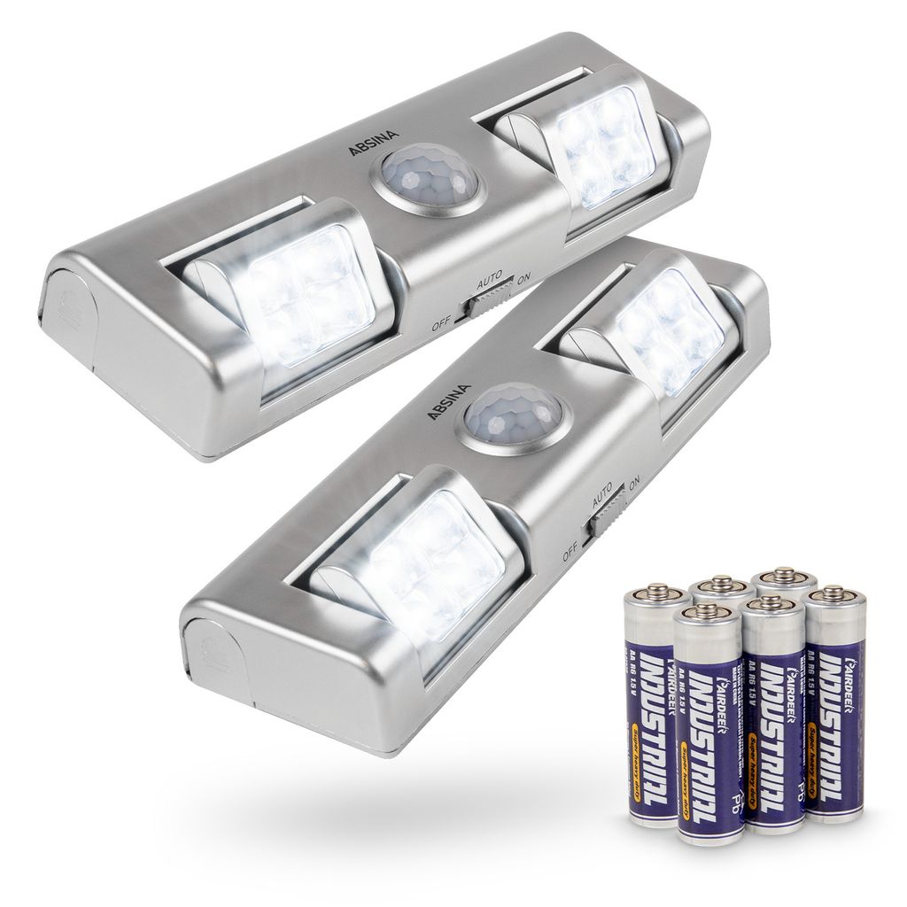 COB-LED-Lichtleiste mit Bewegungsmelder, ideal für Beleuchtung in  Schränken, Treppenhäuser, Küchenzeilen, einstellbarer Lichtstrahl, LED  Leuchten & Scheinwerfer, LEDs,Taschenlampen, Lichttechnik
