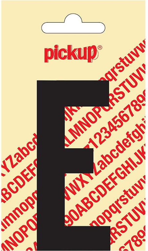Dekobuchstabe e edel schwarz 90 mm - Pickup