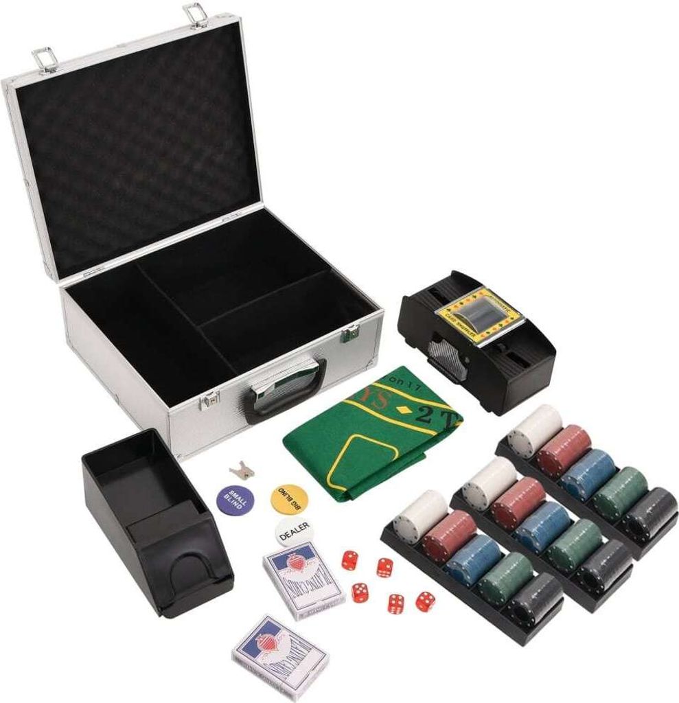 Einfachen Design & Stilvol Pokerchips-Set 300 Stk. 4 g Kartenspiele - 1parcel