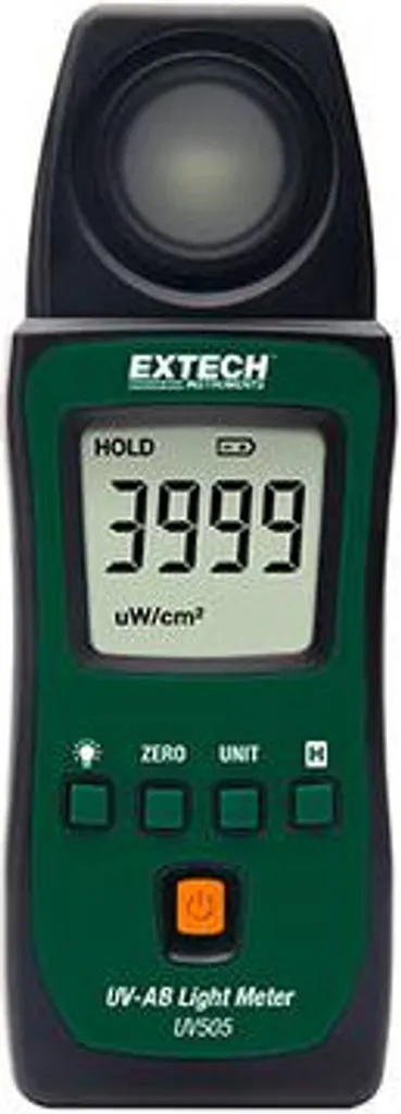 Testeur UV professionnel Extech UV505 pour vérification des lampes UV