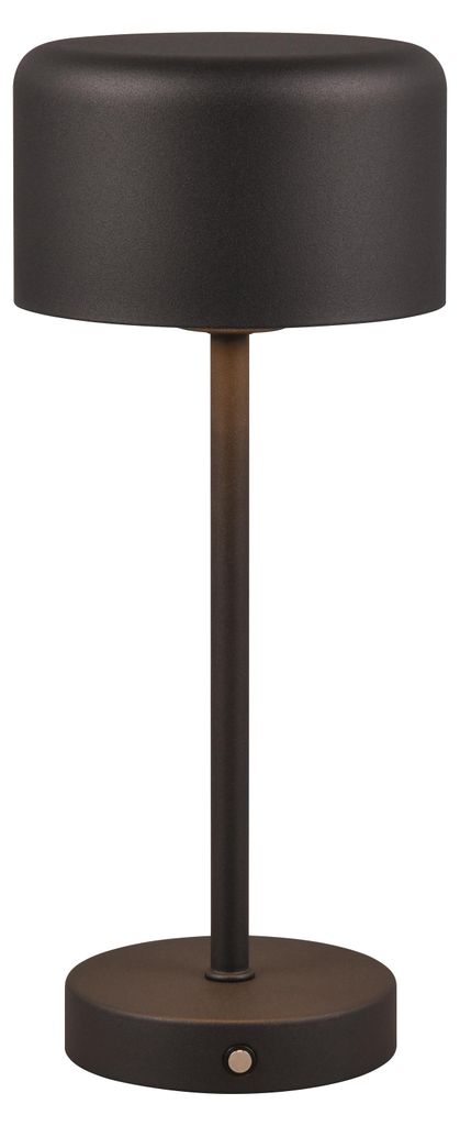 Trio - Tischlampe JEFF - Schwarz - 12.6x12.6x30 cm Produktbild 