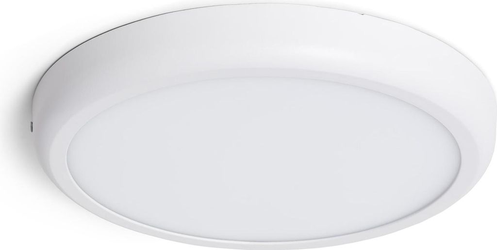 LED-Deckenleuchte 24W Rund Metall Ø300mm Design White 6000K Kaltweiß
