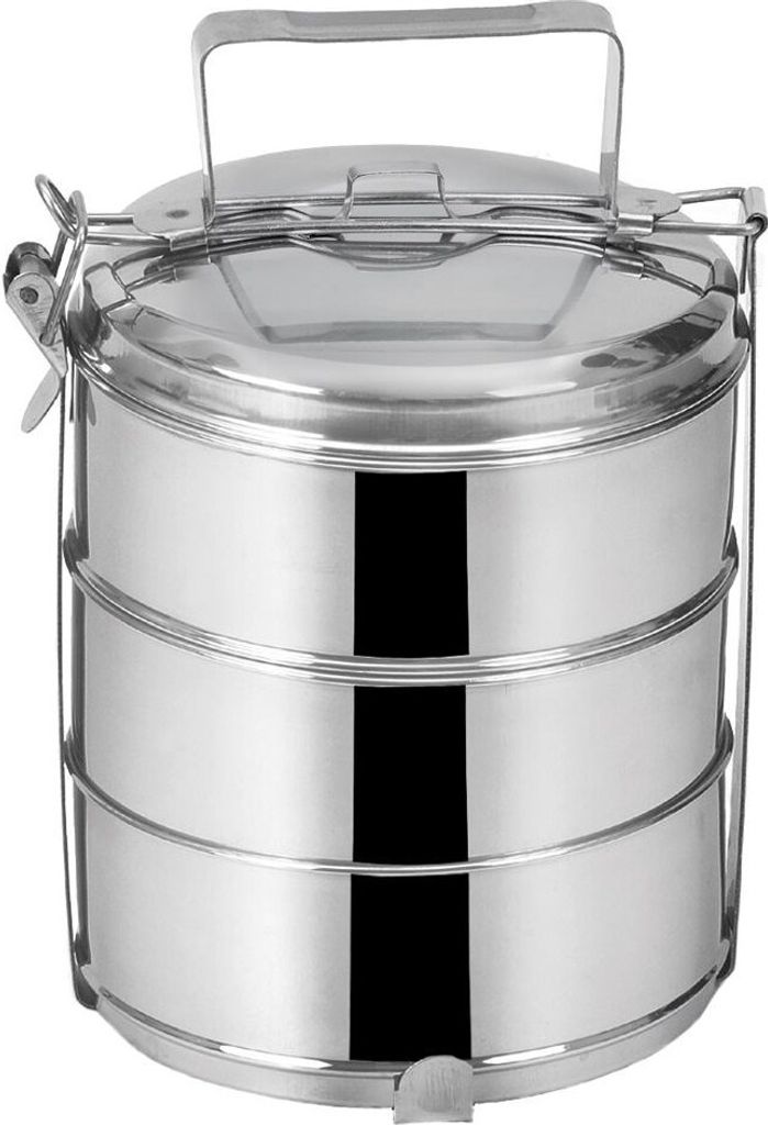 Orion | Edelstahl Lunchbox - 3-stufig - 3x1,3 l - Praktisch Produktbild 