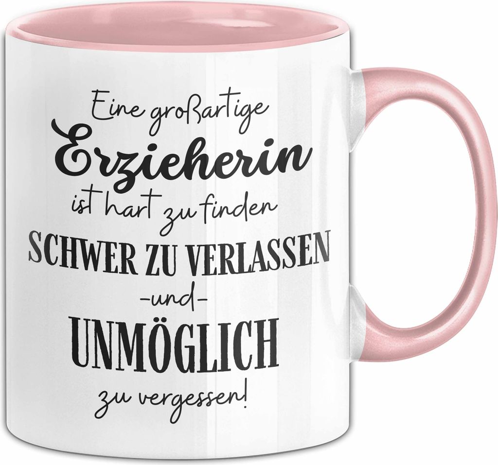 Erzieherin Abschied Geschenk Tasse Abschiedsgeschenk für Produktbild 