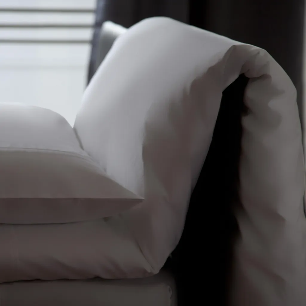 Housse de couette Belledorm Premium 500 fils BM288 Platine Lit Double