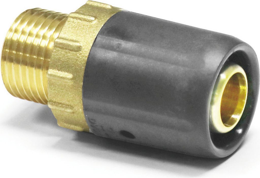Steckfitting Übergang Außengewinde Übergangsnippel, Größe 16x2, Gewinde 1/2"