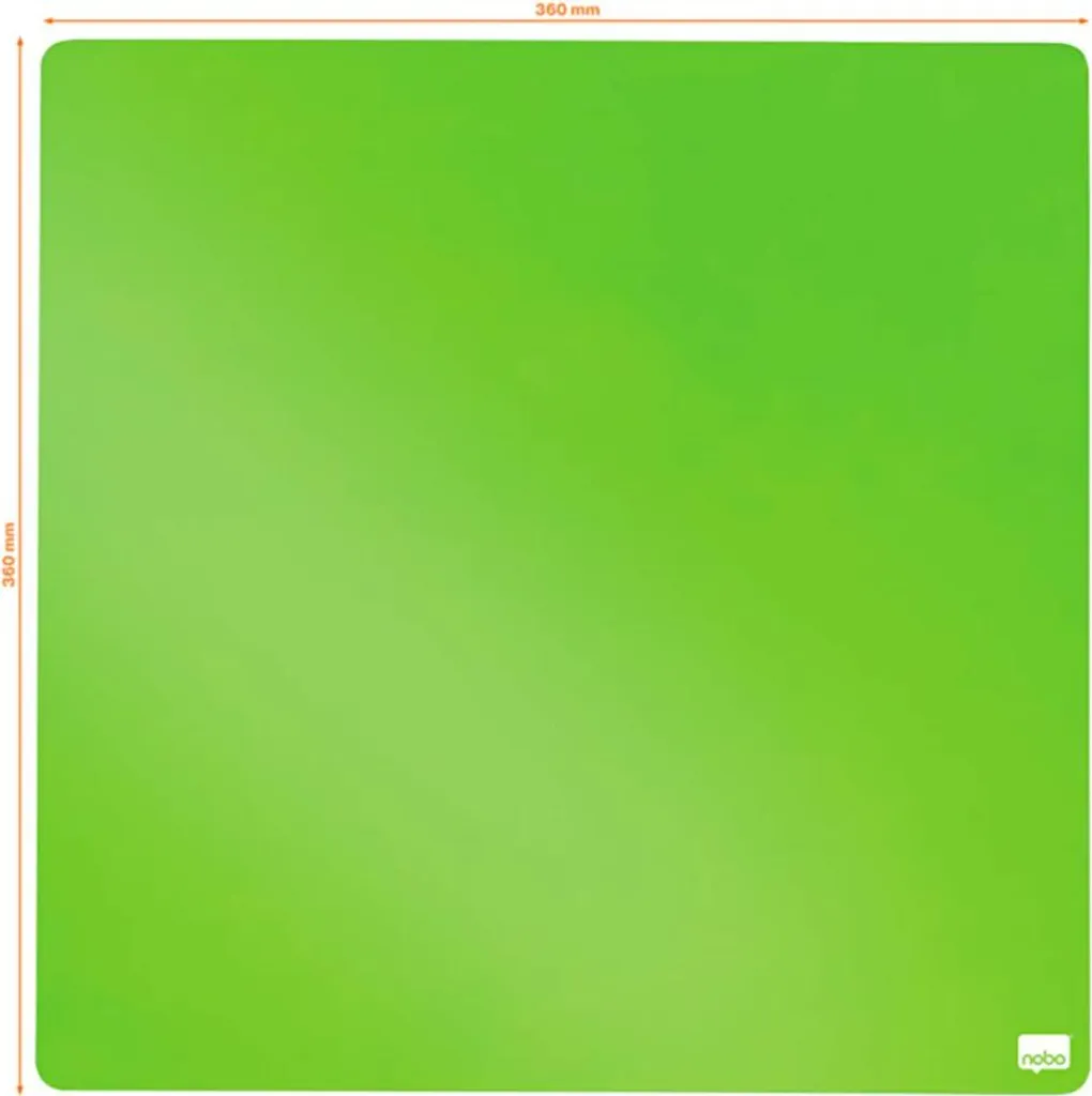 Tableau effaçable à sec orange 360mm magnétique avec surface laquée - 7