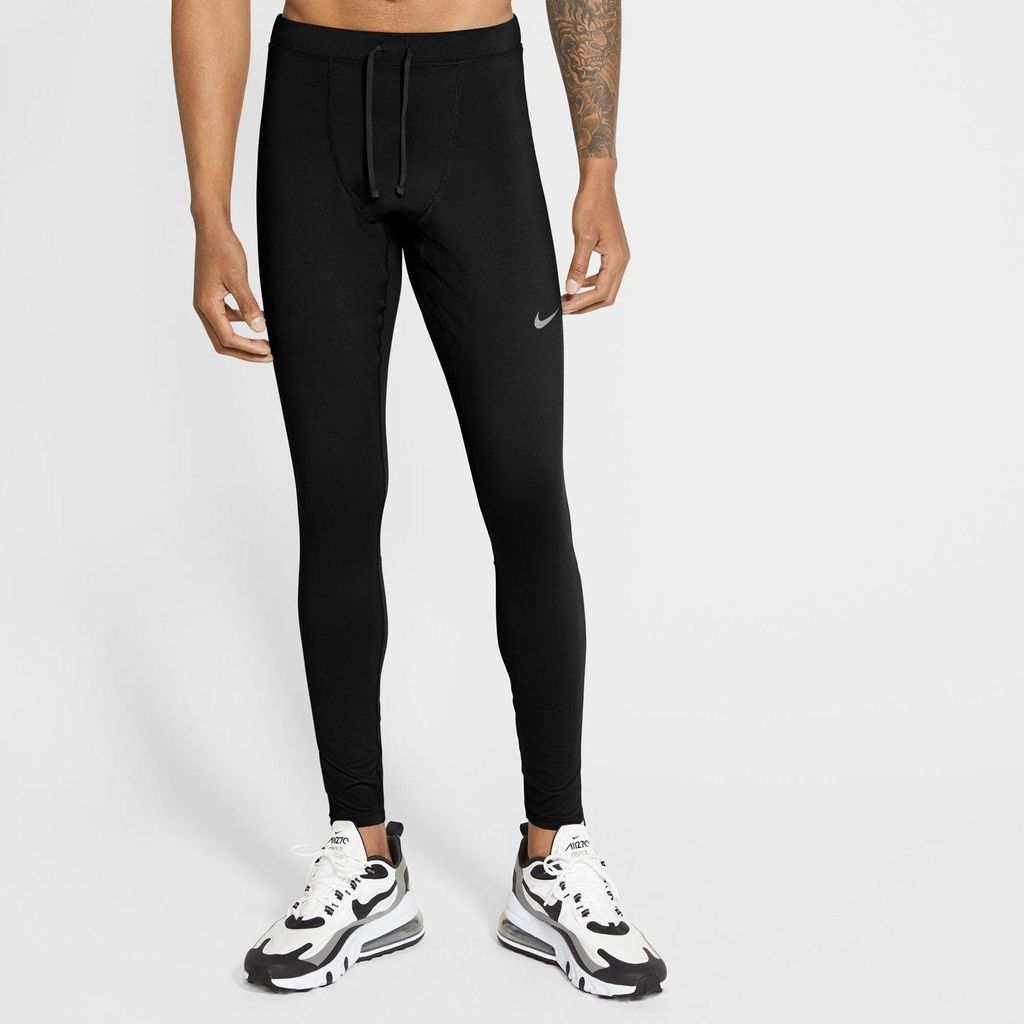 Nike DF CHLLGR TIGHT Herren Lauft Tight schwarz schwarz L