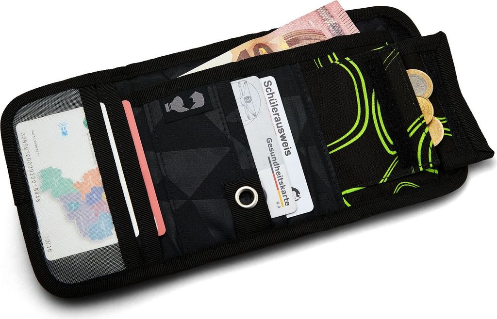 satch Geldbörse satch Wallet Green Sup schwarz Produktbild 3