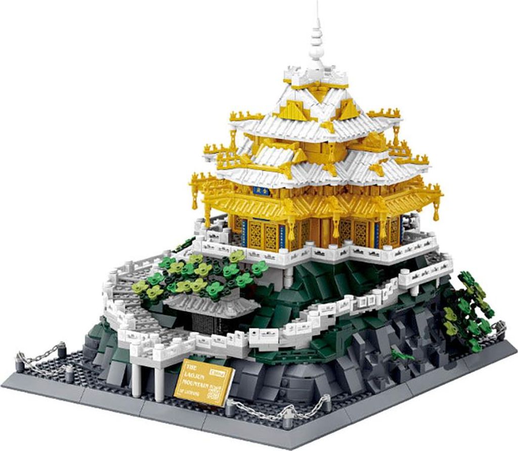 Wange 6234 – Laojun-Berg mit Pavillon | 1692 Teile | Architekturbausatz