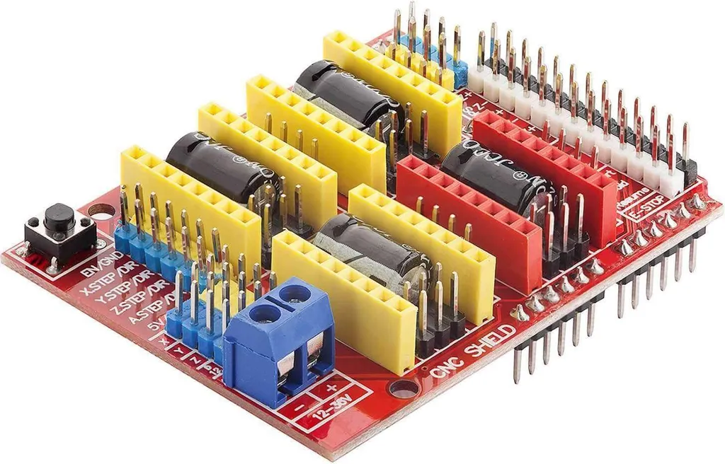 Shield CNC V3 AZ-Delivery per Stampanti 3D e Incisori | Compatibile Arduino - 1