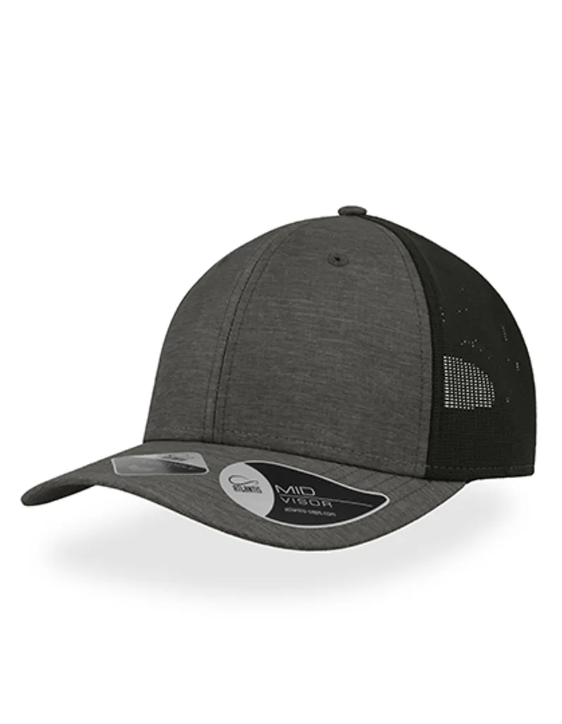 Atlantis Whippy Cap Grigio Melange | Trucker Style 6 Pannelli Urban