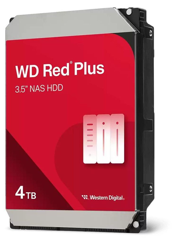 Western Digital Red Plus WD40EFZZ, 4 TB, 5400 RPM, 128 MB, Produktbild 