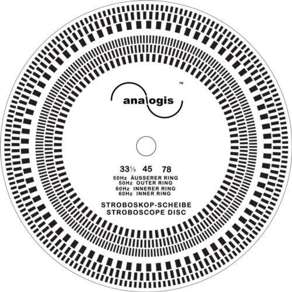 analogis »Perfect Pitch« Stroboskopscheibe Produktbild 