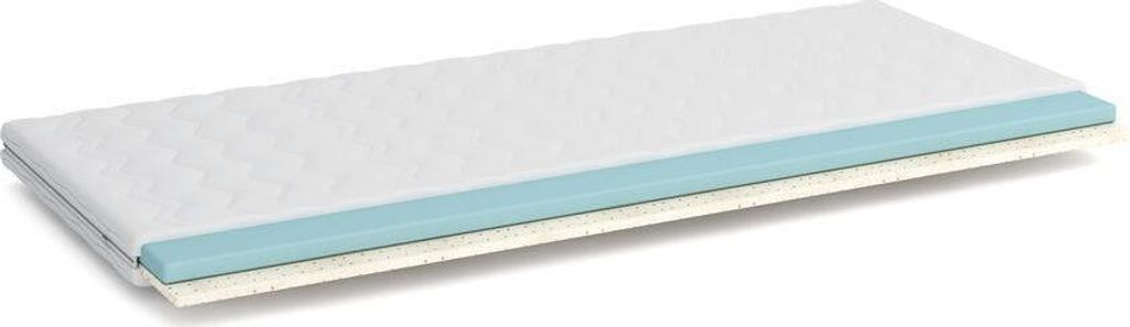 FURNLUX Federlose Matratze Gombo Weiss 80x180cm / Hauptfarbe: Weiß / Abmessungen: 80 x 180 x 12 cm