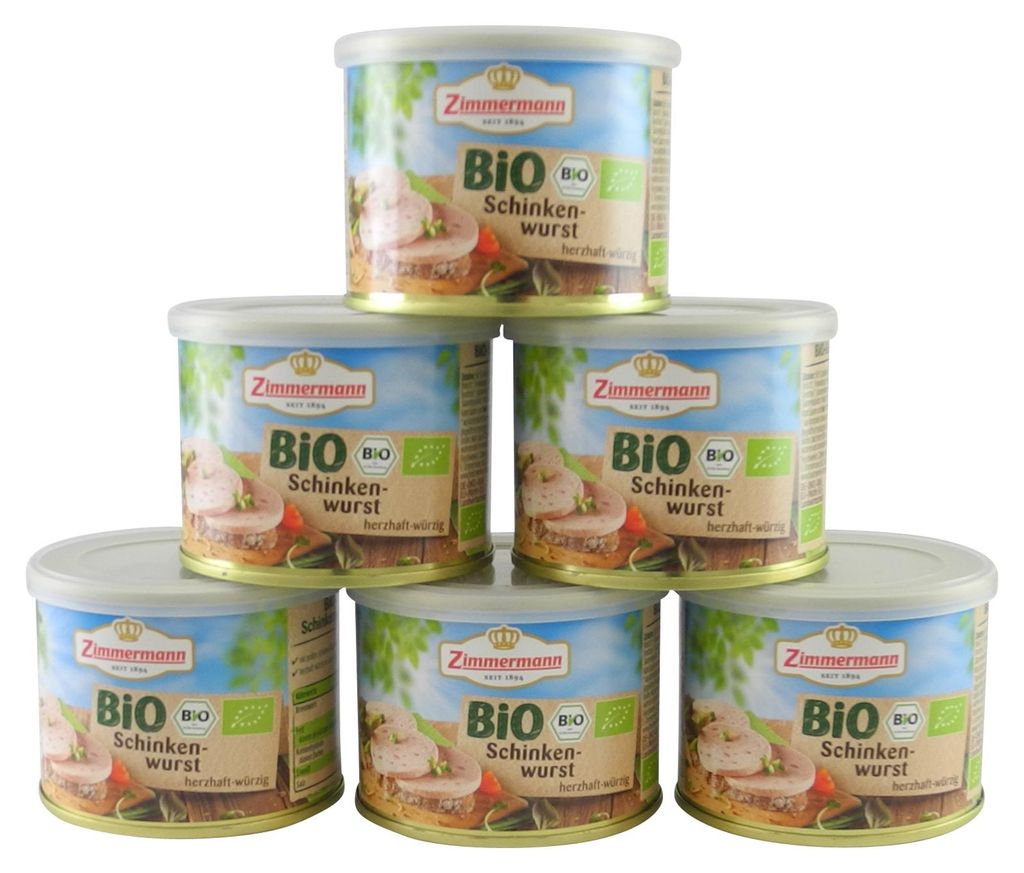 Biolance  Schinkenwurst 6er Pack (6 Dosen à 200 g) Produktbild 