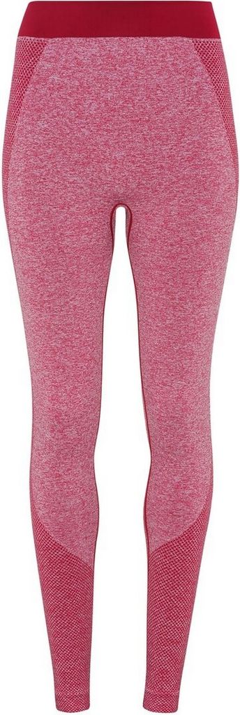 TriDri Damen Sport-Leggings mit 3D-Passform, nahtlos RW6555 (XL) (Burgunder)
