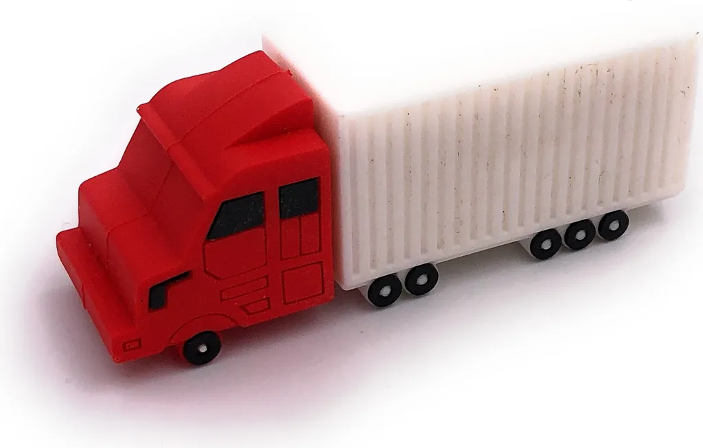 Clé USB 3.0 Camion Rouge 128 Go : Stockage Rapide et Haute Capacité