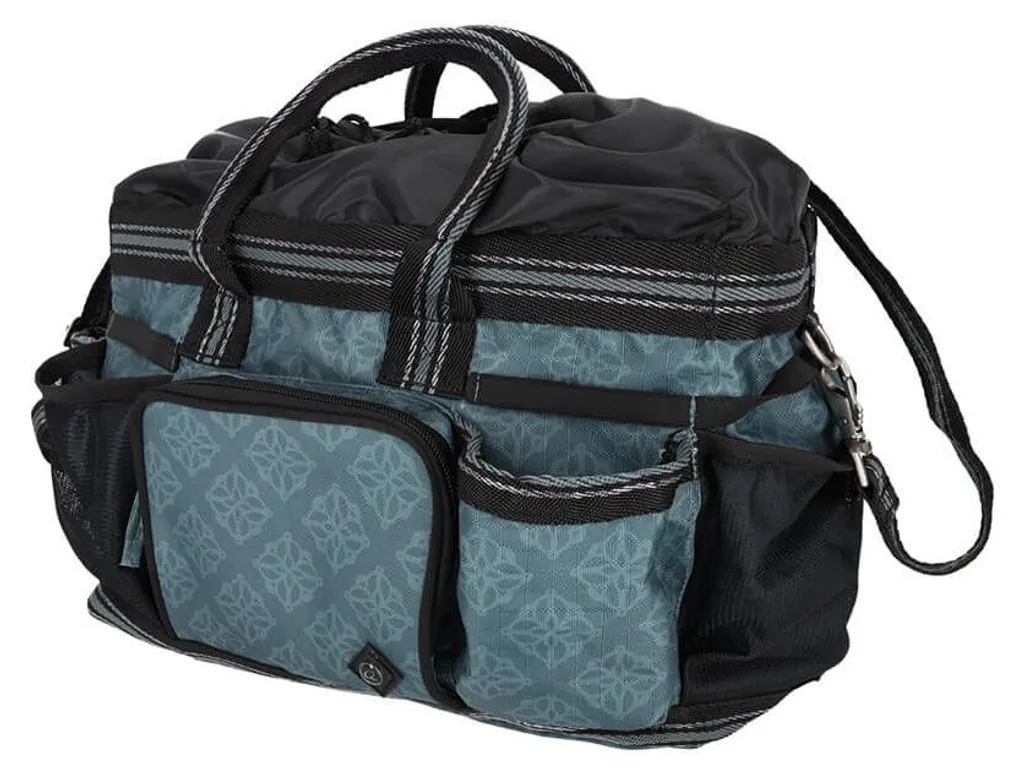 Sac de nettoyage QHP Collection vert palmier idéal pour les concours hippiques
