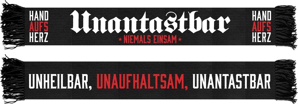Unantastbar - Hand aufs Herz, Fanschal
