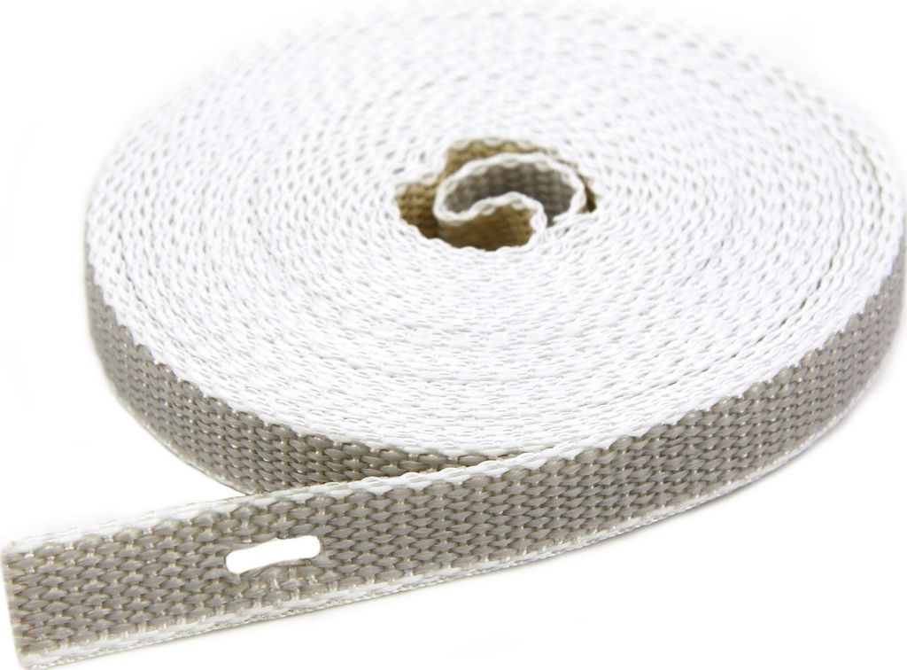Rathgeber Rollladengurt Breite 22mm Länge 6m Stärke 1,7mm beige-grau SB-Pack