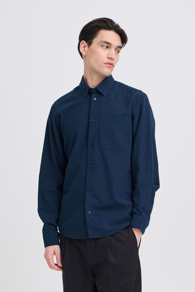 Casual Friday CFAABERG Herren Hemd Langarmhemd Freizeithemd 100% Baumwolle Regular Fit