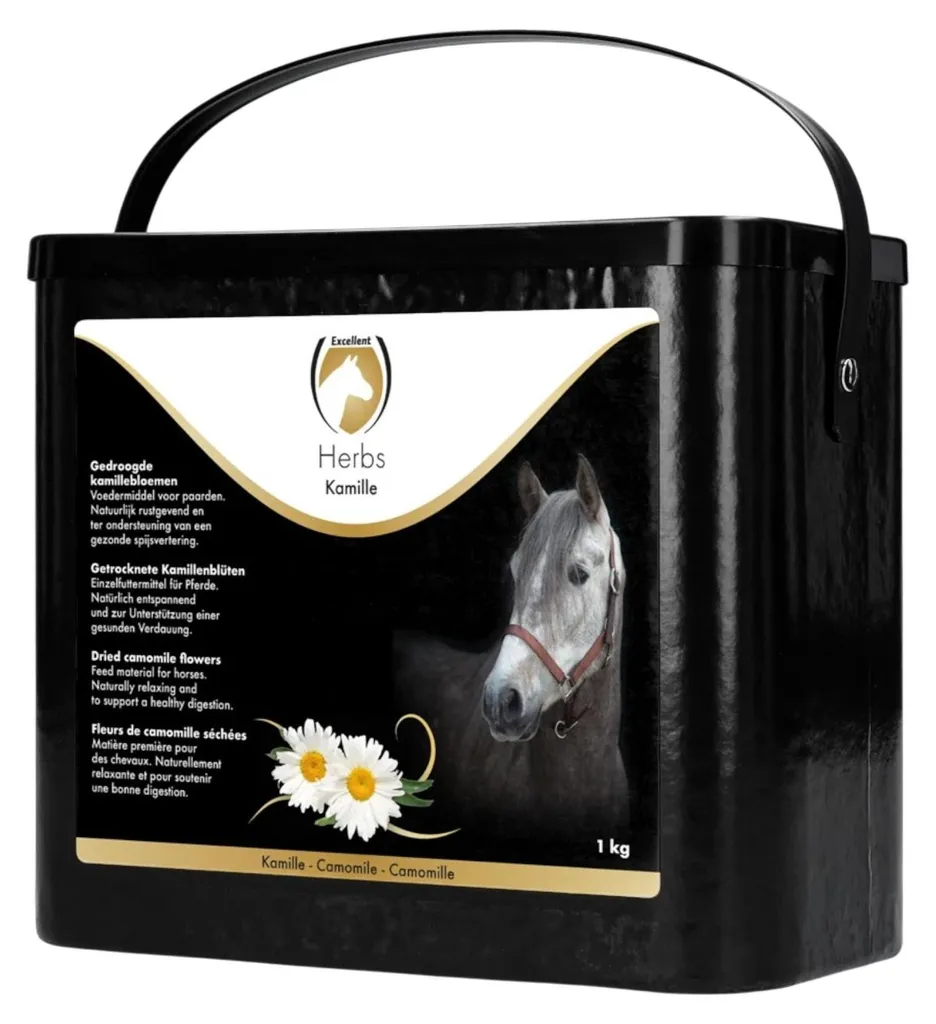 Excellent Horse Herbs Kamille 1 kg - Fleurs de Camomille Pure pour Chevaux