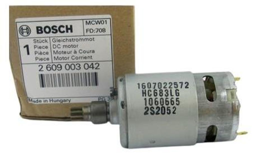 Bosch 2609003042 original Motor 14,4V UNEO Akku-Bohrhammer Produktbild 