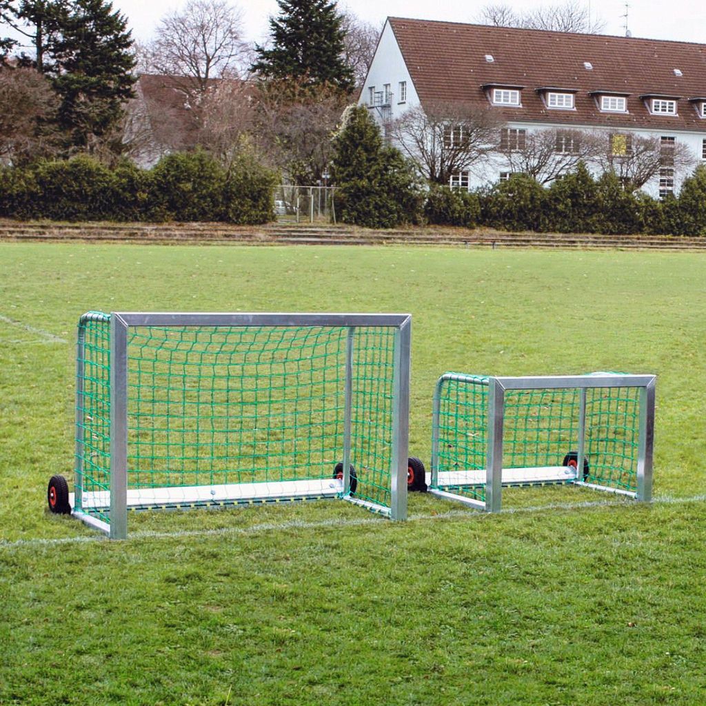 Sport-Thieme Mini-Fußballtor "Safety", Inkl. Netz, blau (MW 10 cm), 1,20x0,80 m