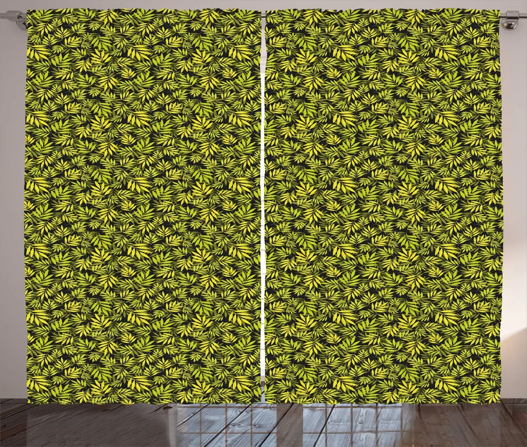 Tenda in Raso ABAKUHAUS Tropical Greenery 280x175 - Qualità Garantita