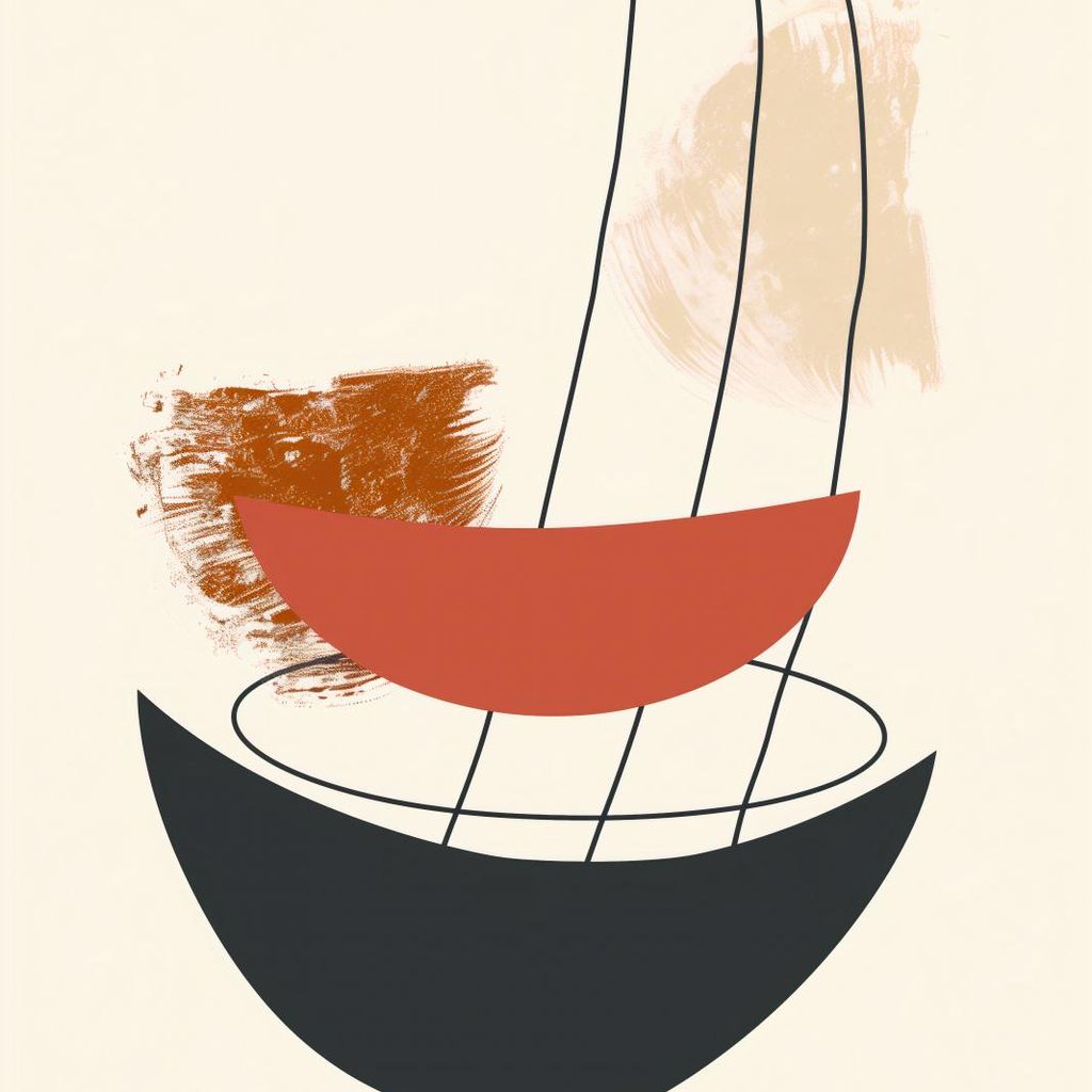 Plakat 80x80cm Wind im Segel