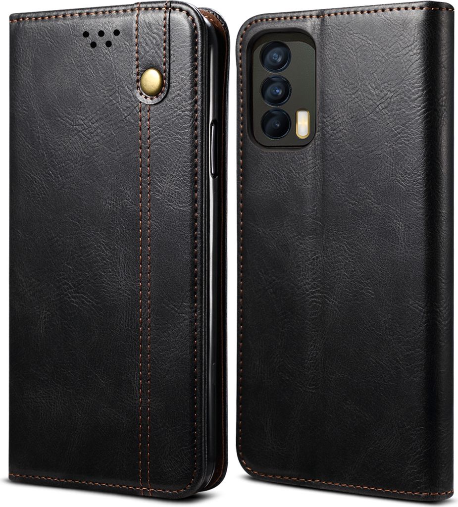 OPPO Realme V15 Hülle, LaimTop Leder Flip Brieftasche Produktbild 