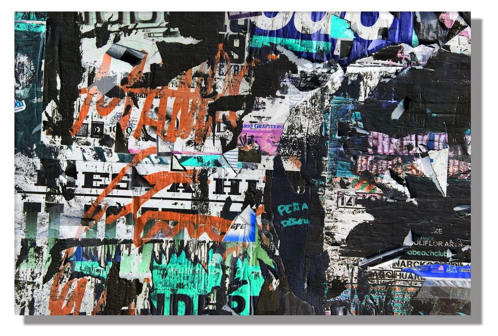 framed concept | Akustikbild auf Leinwand (Canvas) – HD-Eco-Solvent-Druck – Schallabsorbierend – Holzrahmen – Hergestellt in der EU – 60...