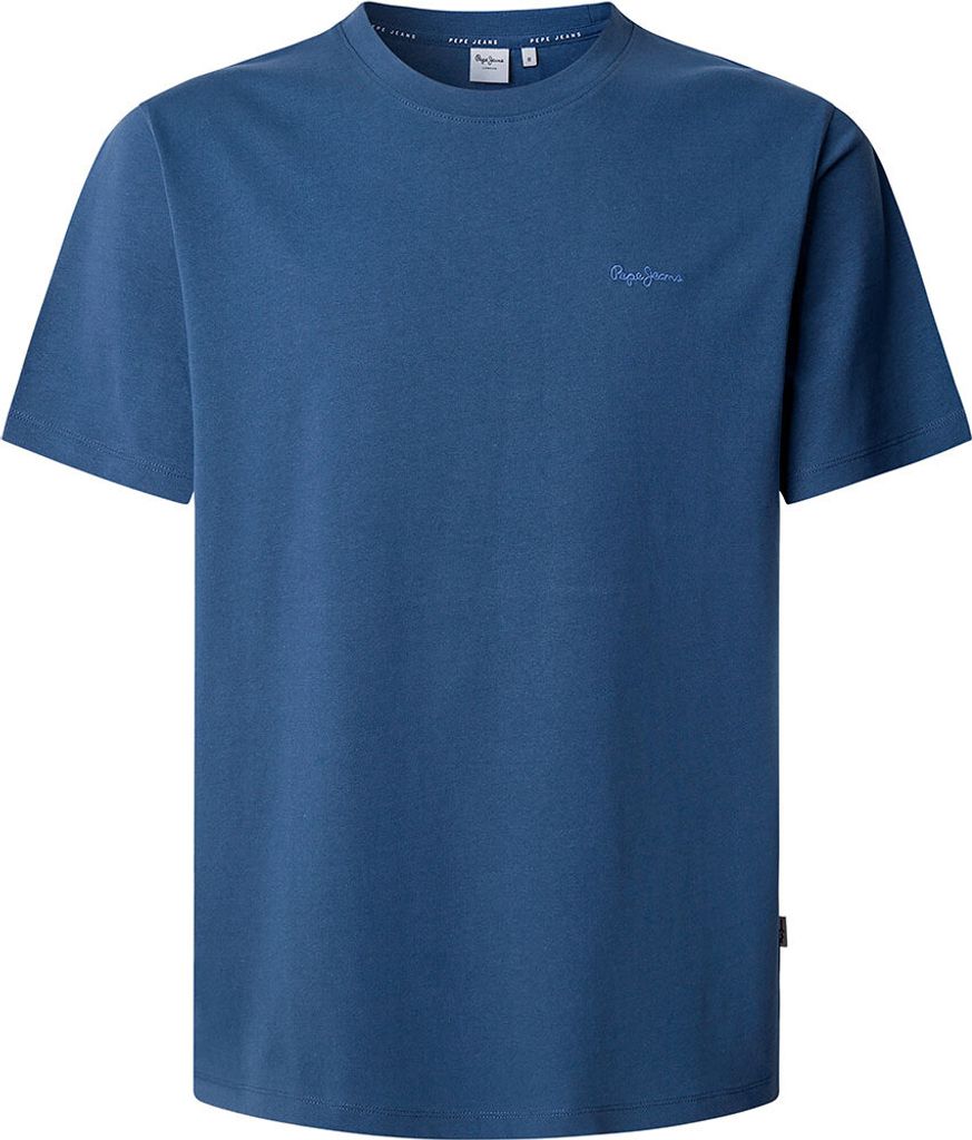 Pepe Jeans Connor Kurzarm-t-shirt Blau M Mann Blau M