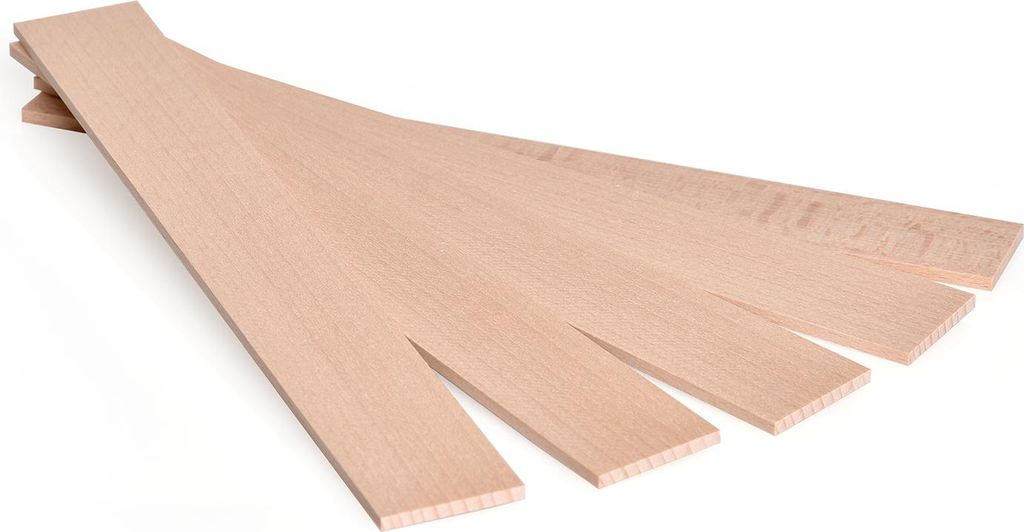 Metrie | Dřevěná lamela na tvoření, buková,  3,5 x 35 x 260 Obrázek produktu 